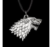 The Noble Collection Games Of Thrones Stark Sigil Costume Pendant - 1.3in (3.5cm