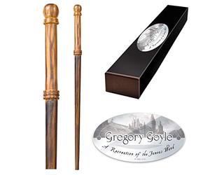 The Noble Collection - Gregory Goyle Character Wand - 14in (36cm) Wizarding World Wand with Name Tag - Harry Potter Film Set Movie Props Wands
