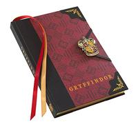 The Noble Collection Harry Potter Gryffindor Journal - 9.75in (25cm) Hardbound Lined with Gilded Edges and Die Cast Enameled Crest - Officially Licensed Film Set Movie Props Gifts