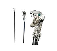 The Noble Collection Harry Potter Lucius Malfoy Cane with Wand - 46in (117cm) Replica Walking Stick with Snake Head - Officially Licensed Harry Potter Film Set Movie Props Gifts