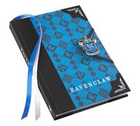 The Noble Collection Harry Potter Ravenclaw Journal - 9.75in (25cm) Hardbound Lined with Gilded Edges and Die Cast Enameled Crest - Officially Licensed Film Set Movie Props Gifts