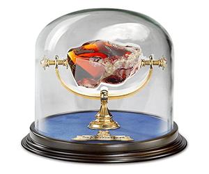 The Noble Collection Harry Potter Sorcerer Stone Display - 6in (15cm) Glass Dome Display and Prop Replica - Officially Licensed Film Set Movie Props Gifts