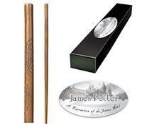 The Noble Collection - James Potter Character Wand - 15in (37cm) Wizarding World Wand with Name Tag - Harry Potter Film Set Movie Props Wands