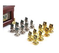 The Noble Collection Jeu d'échecs Maisons de Poudlard Quidditch Doré Enfants