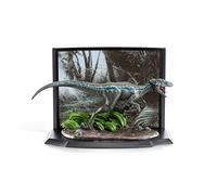The Noble Collection – Figurine Jurassic Park Toyllectible Treasure Velociraptor Blue Recon – 8 cm