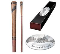 The Noble Collection - Lavender Brown Character Wand - 15in (38cm) Wizarding World Wand with Name Tag - Harry Potter Film Set Movie Props Wands