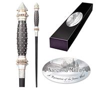 The Noble Collection - Narcissa Malfoy Character Wand - 14in (35cm) Wizarding World Wand with Name Tag - Harry Potter Film Set Movie Props Wands