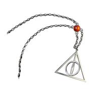 Noble Collection Collier Harry Potter Reliques de la Mort Lovegood – Chaîne argent 51cm – Présentoir