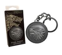 The Noble Collection Porte-clés Game of Thrones - Bouclier Stark - 6,5 cm - Stark House Sigil