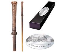 The Noble Collection - Professor Pomona Sprout, Character Wand - 15in (38.5cm) Wizarding World Wand with Name Tag - Harry Potter Film Set Movie Props Wands