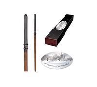 The Noble Collection Réplique Harry Potter Baguette de Draco Malfoy Peinte à la Main avec Plaque Identificative