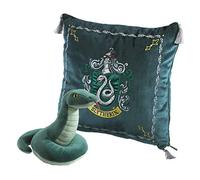 The Noble Collection Slytherin House Mascot & Cushion by Officially Licensed 13in (34cm) Harry Potter Toy Dolls Slytherin Snake Mascot Plush - for Kids & Adults
