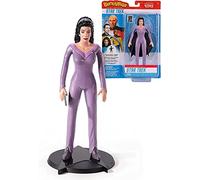 The Noble Collection Star Trek Bendyfigs TROI - 7.5in (19cm) Noble Toys Bendable Figure Posable Collectible Doll Figures with Stand