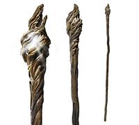 The Noble Collection The Hobbit Gandalf Illuminating Staff - Full Size 74in (188cm) Light-Up Prop Replica - Officially Licensed Film Set Movie Props Gifts