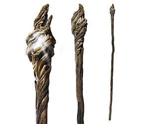 The Noble Collection The Hobbit Gandalf Illuminating Staff - Full Size 74in (188cm) Light-Up Prop Replica - Officially Licensed Film Set Movie Props Gifts