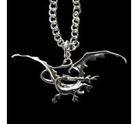 The Noble Collection The Hobbit Smaug Costume Pendant - Metal Dragon Necklace on
