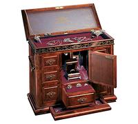 The Noble Collection The Lord of the Rings Middle Earth Treasure Chest - 12.6in (32 cm) Hardwood and Metal Jewellery Box - Officially Licensed Film Set Movie Props Gifts