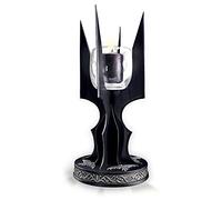 The Noble Collection The Lord of The Rings Staff of Saruman Candle Holder - 10.5in (27cm) Metal and Glass Votive - Officially Licensed Film Set Movie Props Gifts