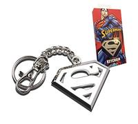 The Noble Collection – Porte-clés DC Comics Logo Superman – Acier inoxydable 13 cm
