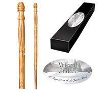 The Noble Collection - Vincent Crabbe Character Wand - 15in (38cm) Wizarding World Wand with Name Tag - Harry Potter Film Set Movie Props Wands