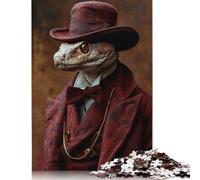 The Noble Snake Puzzle 1000 Pièces Cadeau Unique Jeu Éducatif Challenge Toy À De Qualité Supérieure Peinture Art pour Adultes Enfants 1000pcs (75x50cm)