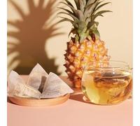 Thé Noir Ananas Ice Tea,Thé Noir, 100% végétal,20 sachets,sachet biodégradable, boissons détox