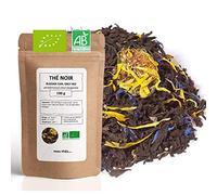 Thé Noir Bio Pamplemousse Citron Bergamote - Russian Earl Grey - 100g (40 tasses) - Thé en vrac 100% Agriculture Biologique - Mes-Thés