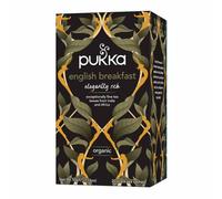 Pukka Thé Noir Earl Grey Bio, Vitalité, 100% des Ingrédients Issus du Commerce Equitable, 20 Sachets