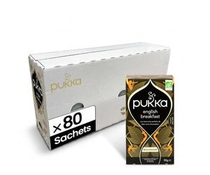 Thé Noir Bio Pukka Elegant English Breakfast - 4 boites - 80 sachets