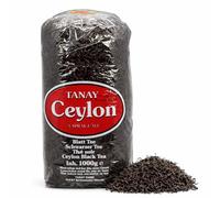 Thé Noir de Ceylan 1 kg - Feuilles Entières Sélectionnées du Sri Lanka, Arôme Riche Intense et Goût Équilibré Traditionnel, Thé Premium en Emballage Fraîcheur pour Qualité Optimale