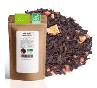 Thé Noir de Noël Bio - Pomme cannelle - 100g (40 tasses) - Thé en vrac 100% Agriculture Biologique - Mes-Thés