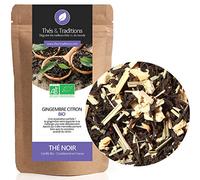Thé noir Gingembre Citron BIO | Sachet 100g vrac | ★ Certifié Agriculture biologique ★