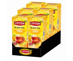 Thé Noir Lipton Citron - 6 boites - 150 sachets