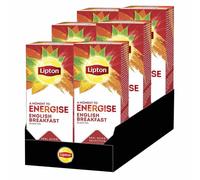 Thé Noir Lipton English Breakfast - 6 boites - 150 sachets