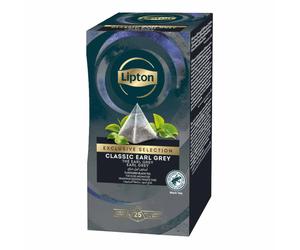 Thé Noir Lipton Exclusive Sélection Earl Grey - 25 sachets pyramide