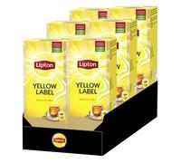 Thé Noir Lipton Yellow Label Tea - 6 boites - 150 sachets