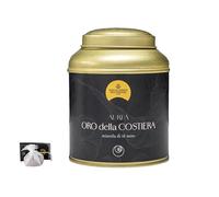 Thé Noir « Or de la Côte Amalfitaine » 100 g - 10 sachets - Mélange aromatique avec feuilles de mûrier doux et citron de Sorrente - Notes d’agrumes à l’huile essentielle de citron