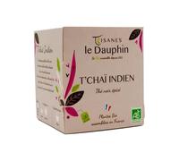 Thé noir tchai indien en sachet 38g - Le Dauphin