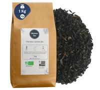 Thé Noir Vanille Bio - Thé Assam Vegan en Vrac, 100% Naturel, Sans OGM - Agriculture Biologique - Fabrication Française - Sachet 1 kg (500 Tasses)