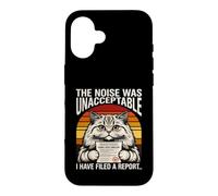 The Noise Was Inacceptable | Propriétaire d'un Chat drôle Coque pour iPhone 16