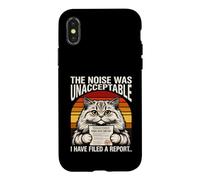 The Noise Was Inacceptable | Propriétaire d'un Chat drôle Coque pour iPhone X/XS