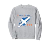 The North Coast 500 NC500 Route de l'Écosse avec drapeau écossais Sweatshirt