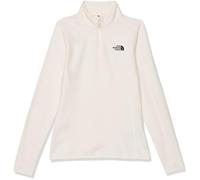 The North Face - Women's 100 Glacier 1/4 Zip - Pull polaire - M - white dune / black