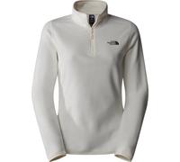 The North Face 100 Glacier 1/4 Zip Pull-Over pour Femme White Dune/Npf S