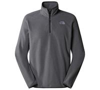 The North Face - 100 Glacier 1/4 Zip - Pull polaire - M - tnf medium grey heather / black