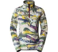 THE NORTH FACE 100 Glacier Sweater Black Currant Purple Trail Dream Print L