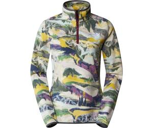 The North Face 100 Glacier Sweater Black Currant Purple Trail Dream Print XS