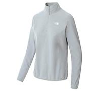 THE NORTH FACE 100 Glaciers Sweat-Shirt, Logo TNF Light Grey Heather-TNF White, XL Femme