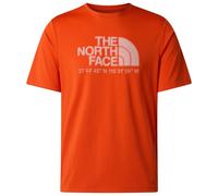 THE NORTH FACE T-Shirt rouge / blanc, Taille XXL