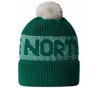 The North Face - Bonnet à pompom - Retro Cabin Beanie Evergreen White Dune - Vert Vert